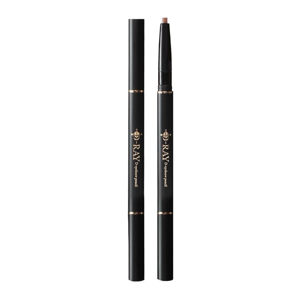D-RAY D-Eyebrow Pencil (Light Brown) - Long-lasting, Easy To Apply, Waterproof Eyebrow Pencil. Available In 3 Colors: Light Brown, Brown, and Dark
