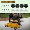 Bushing Set W/ Free Snap Rings For Walker Mower Deck Tune Up Kit 5740-2, 7434-1