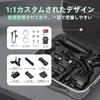 LINGHUANG Hard Carrying Case for DJI RS 5 Combo Gimbal Stabilizer EVA Shockproof Shoulder Bag Travel Storage Briefcase 32 X 30.5 8.7 Cm Black