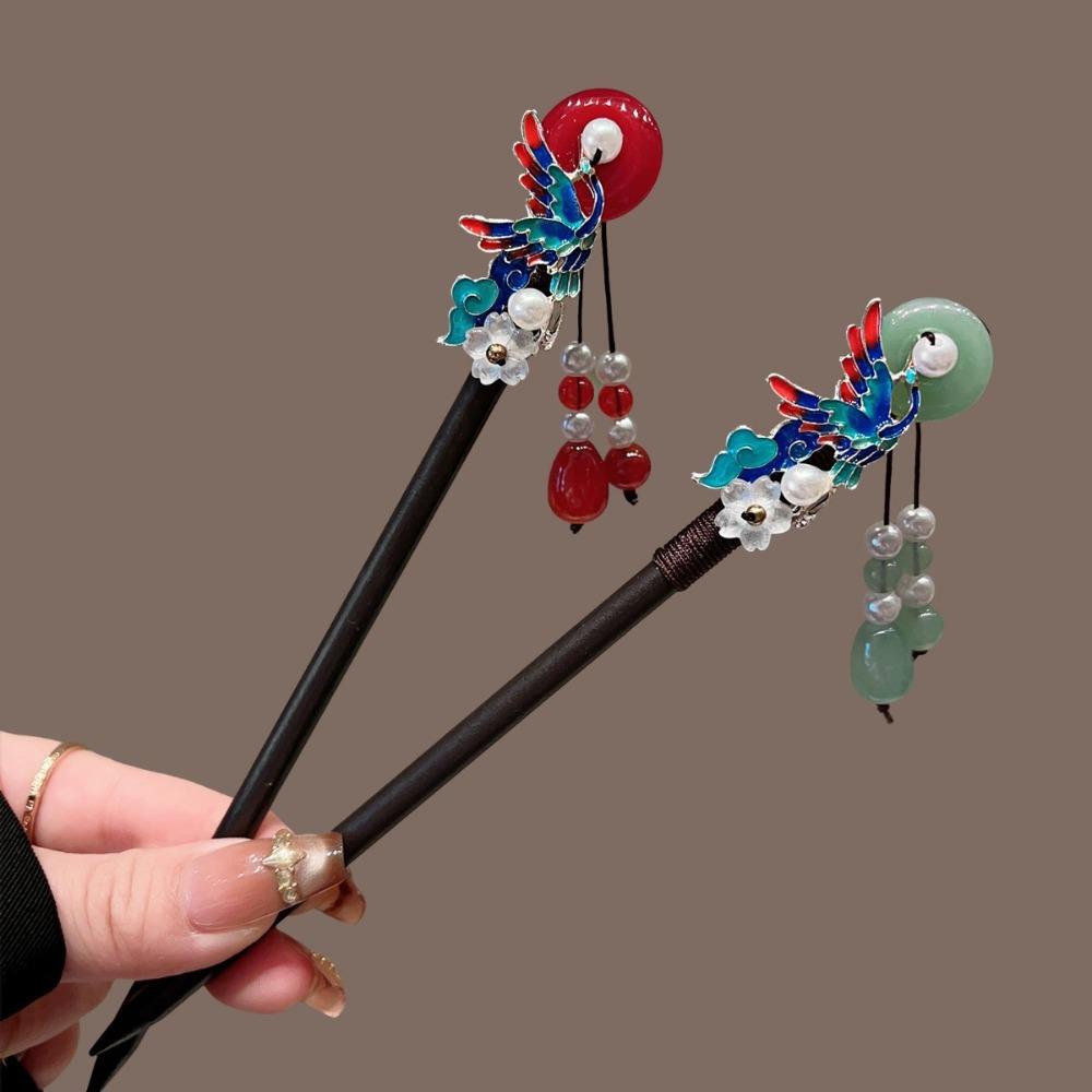 1pc Exquisite Fashion Vibrant Chinese Hair Sticks Assorted Oriental Designs with Colorful Accents Delicate Hanfu Accessories