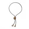 Ingemark Ethnic Cowboy Hat Boots Pendant Choker Necklace for Women Collares Goth PU Leather Chest Chain Necklace Party Jewelry