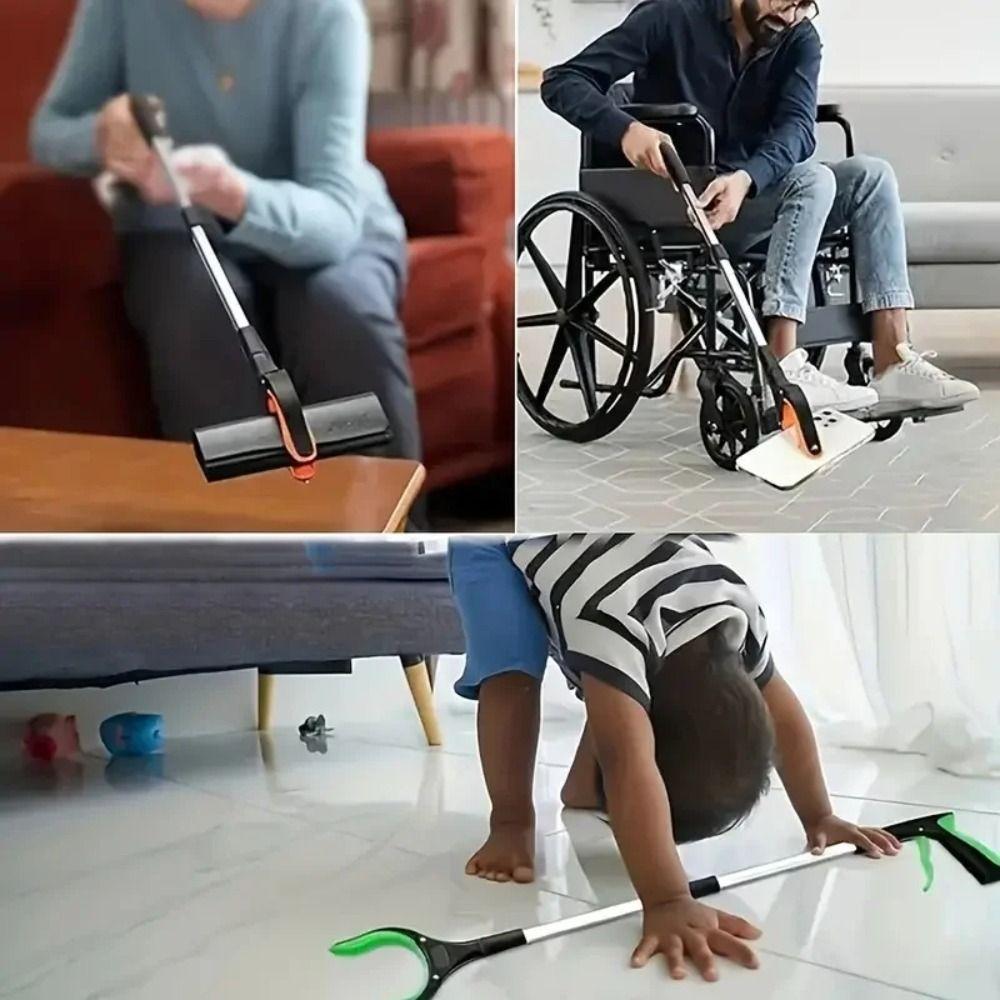 Lightweight Foldable Litter Picker Collapsible Trash Reacher Picker Tongs Trash Pick Up Stick  Home