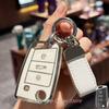 Car Key Case Cover Keychain For VW Golf 7 Tiguan SEAT Ateca Leon Ibiza Skoda Octavia Fob Shell Accessories