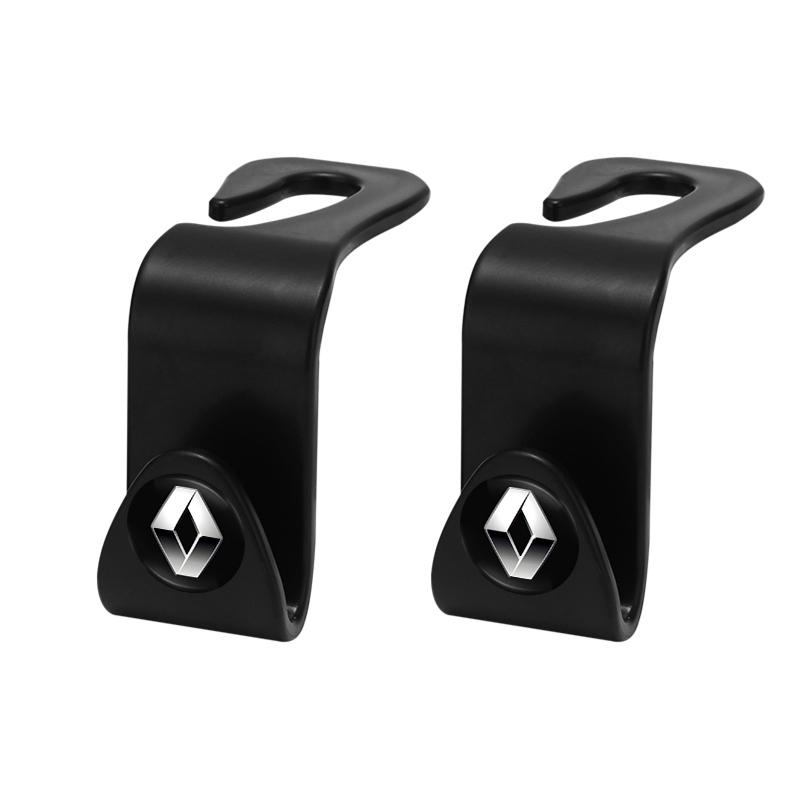

Hub Caps 2Pcs Car Emblem ABS Storage Hook Seat Back Holder Accessories For Renault Kadjar Clio Koleos Megane Espace QM6 ZOE Aust