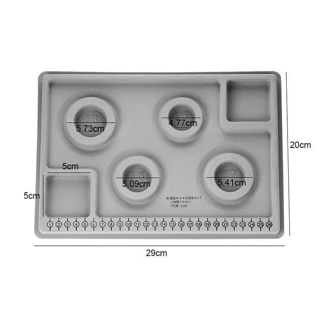 1PCS Flocked Bead Board Bracelet Necklace Beading Accessories Measuring Tools Design Jewelry DIY Craft Tool Jewelry Making