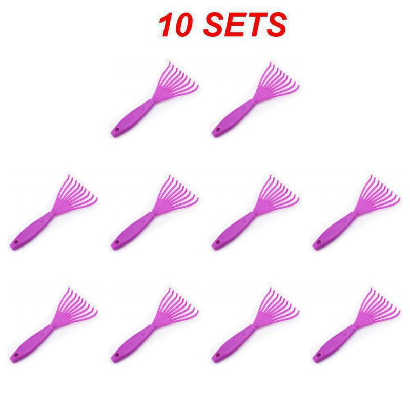 

10~50 НАБОРОВ Очиститель для волос, простой в использовании, маленький и светло-фиолетовый, черный, расческа для чистки, коготь, воздушная подушка, расческа-грабли, очистка мертвых концов