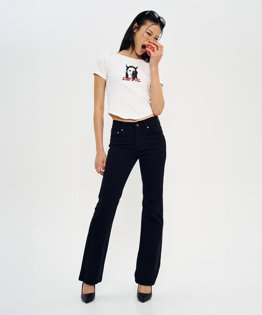 Woldeudillema Boot-Cut Pants (Black)