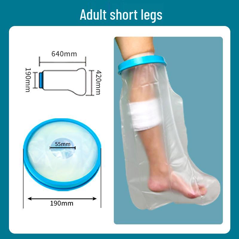 Waterproof Adult Cast & Wound Protector for Knee, Leg, Ankle, and Hand