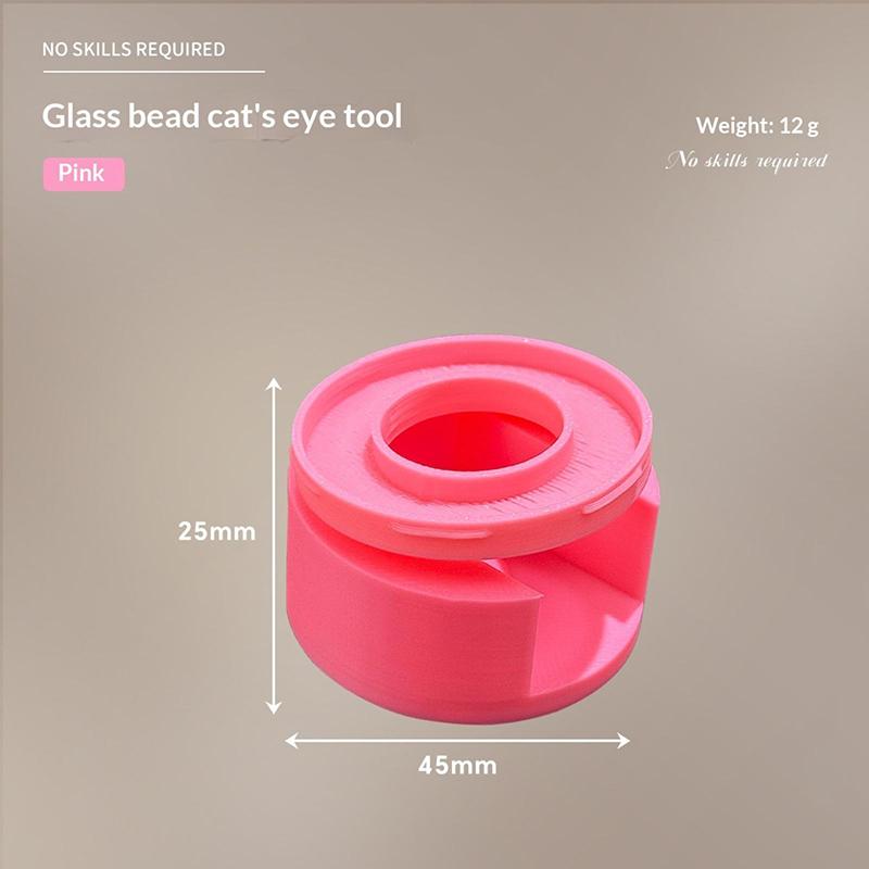 

Nail Magnet Cat Eye Auxiliary Device Quickly Suction Cat S Eye Assist Tool For Nail Art Beginners Manicure Art Design Tools розовый