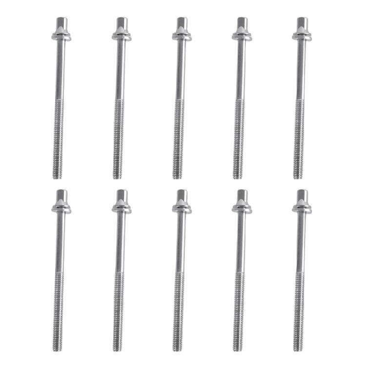 

Набір із 10 гвинтів для ударних барабанів Компонент фурнітури для барабанів Гвинти для барабанної установки для надійної та стабільної збірки інструменту 5mmx70mm