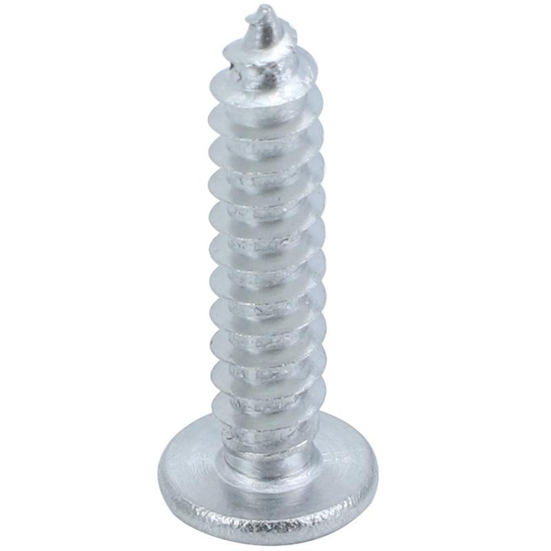 304 Stainless Steel Large Flat Head Plum Slot Self-Tapping Screw M2/M3/M4/M5