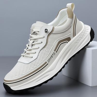 Mode Veterschoen Heren Leer Mode Casual Schoenen Heren All-match Heren Sneakers Handgemaakte Heren Wandelschoenen Nieuwe Skate Schoenen Heren