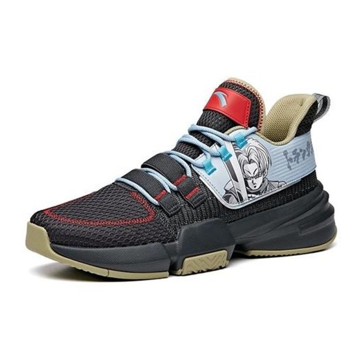 Anta Dragon Ball Super X  Trunks Basketball Shoes Men Sneakers Black Gray 112021615-4