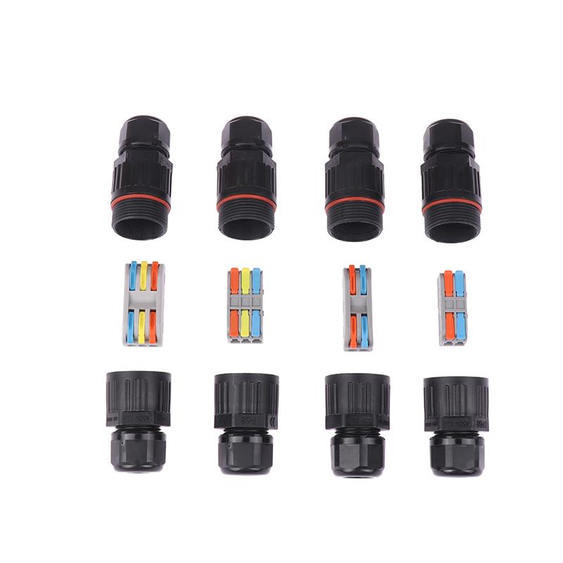Ip68 Cable Waterproof Joint Wire Quick Connection Waterproof Connector 2/3Pin Solderless Lamp Wiring Outdoor Rainproof Terminal