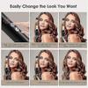 360 Rotating Automatic Hair Curler, 25mm Curling Iron with LCD Display, Adjustable Heat Setting 100-220C, Titanium Curling Iron, Rotating Hair Curler