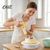 DIY Pastry Decoration Set Dessert Cake Icing Dispenser, 8/11 Interchangeable Nozzles Piping Tips, Easy Control Decorator Ergonomic Transparent Barrel