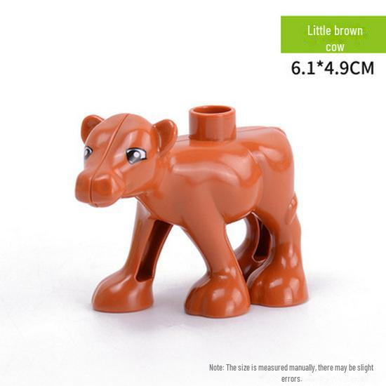 Large Particle Animal Accessories: Compatible Lego Building Blocks for Kids 3+ - Prairie, Ocean, Jungle Simulation Toy Parts