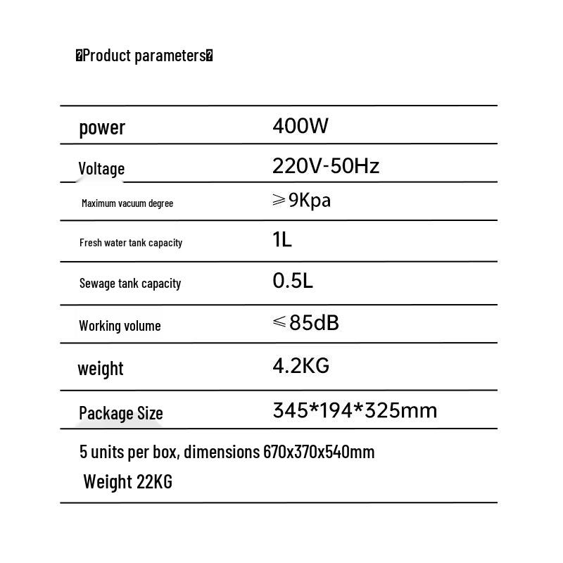 Compact Fabric and Carpet Vacuum Cleaner
