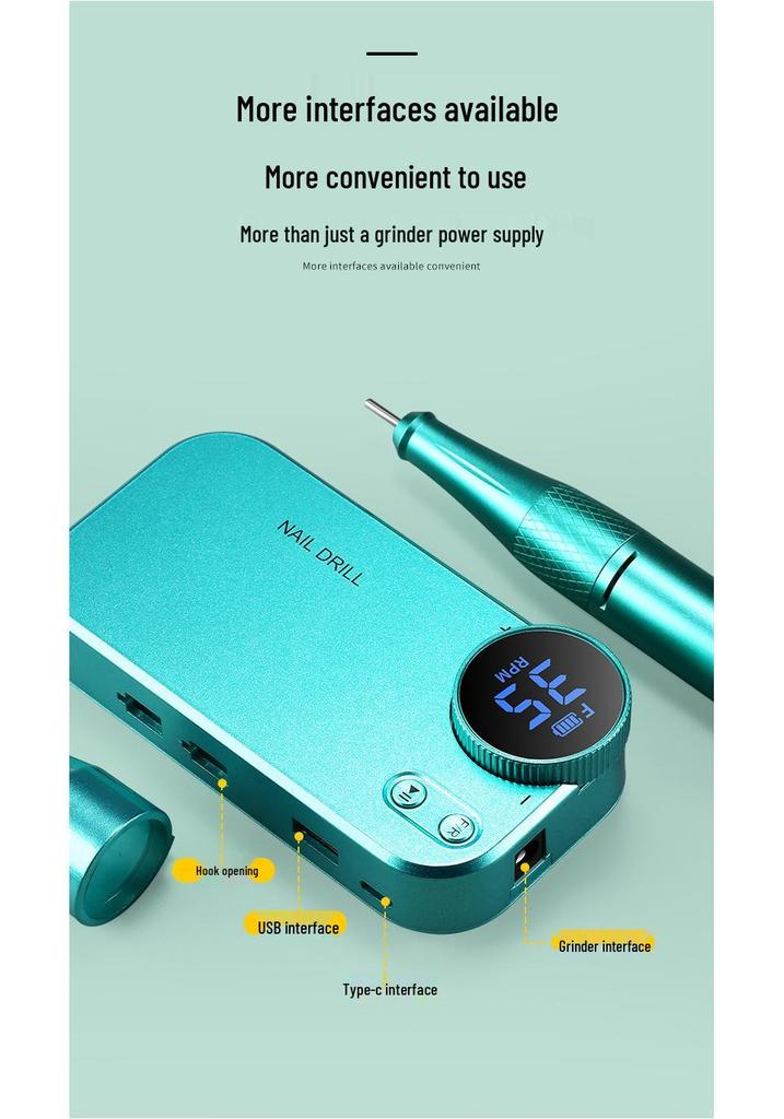 Rechargeable Portable Nail Grinder and Polisher