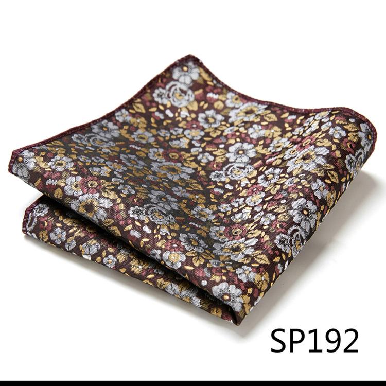Guangzhou 1200-Pin High-Density Men'S Elegant Retro Business Suit Jacquard Pocket Towel Square Towel