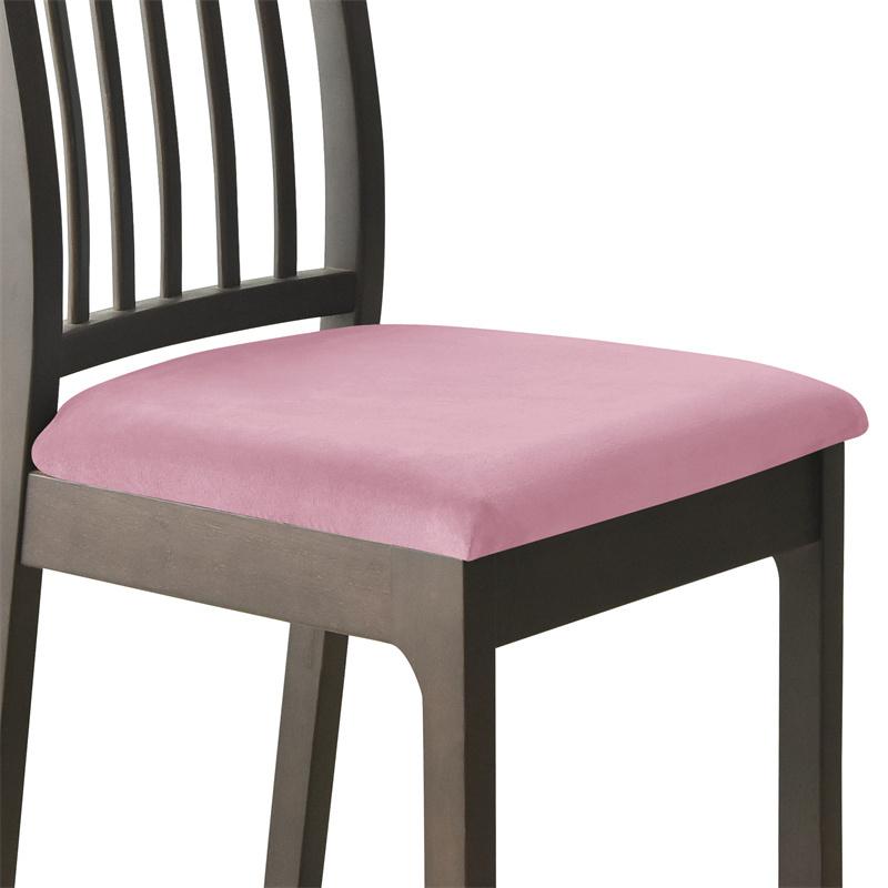 1pc Solid Color Chair Cover Anti-slip Dust-proof Chair Case Four Season Universal Seat Protector for Living Room Wedding Banquet
