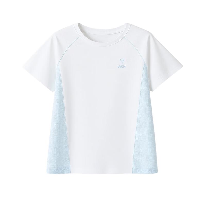 ASK JUNIOR Girls  Cooling Short Sleeve T-Shirt 100