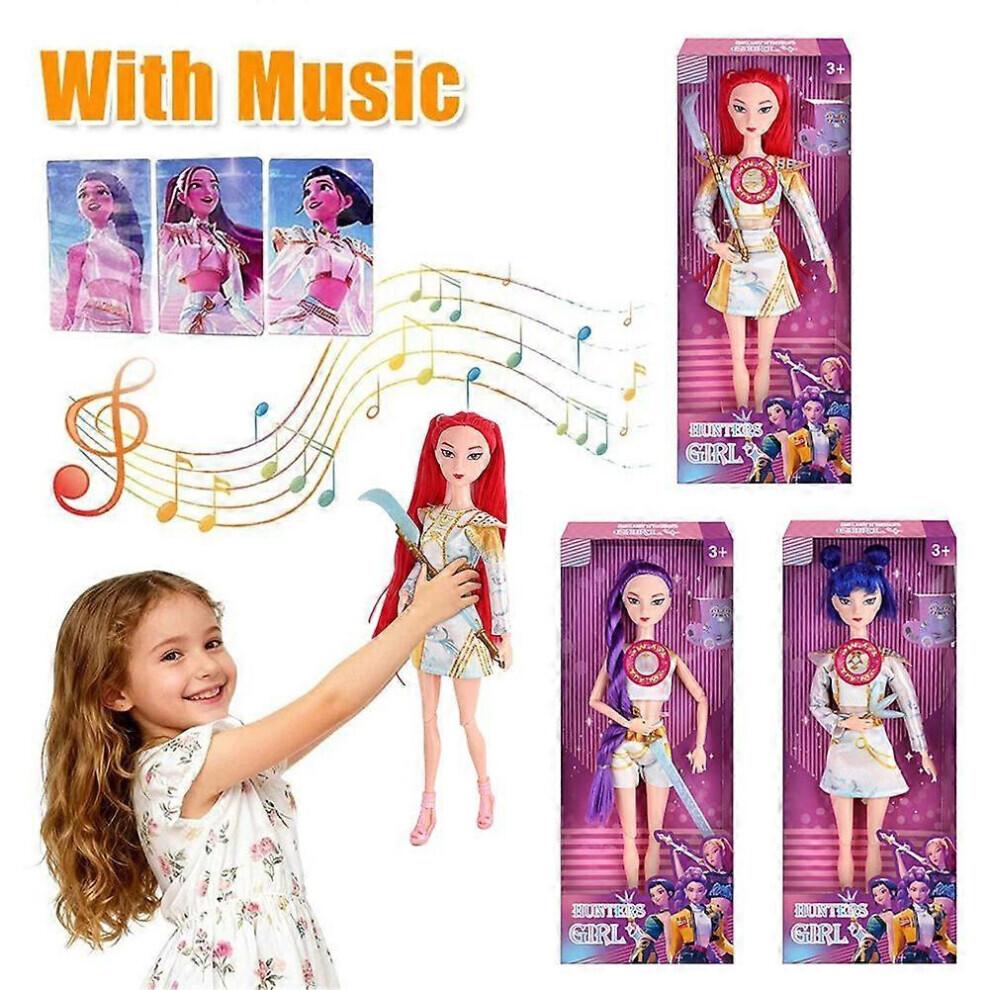 3pcs Set Sining Girls Doll Toy - Collectible Vinyl Dolls, Birthday Christmas Gift for Kids Fans