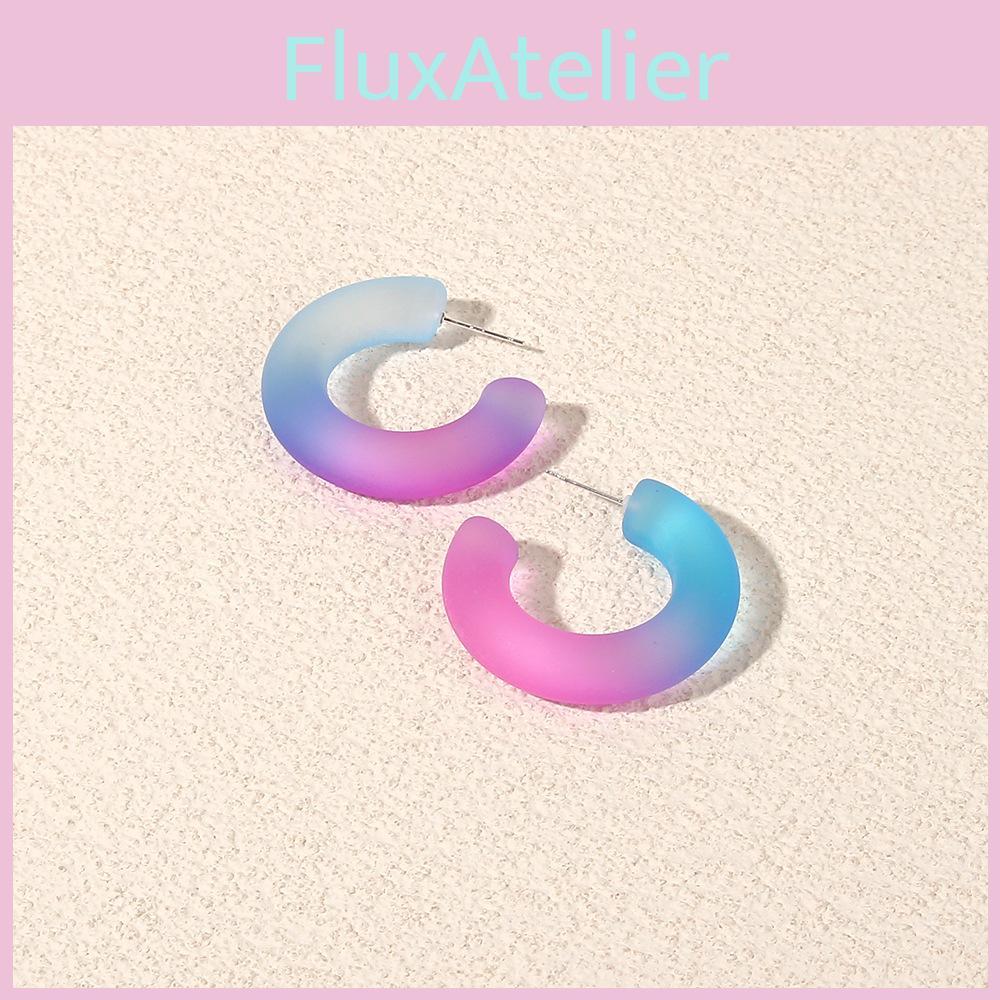 Womens Acrylic Geometric Earrings With Colorful Illusion For Festive Occasions And Special Gifts