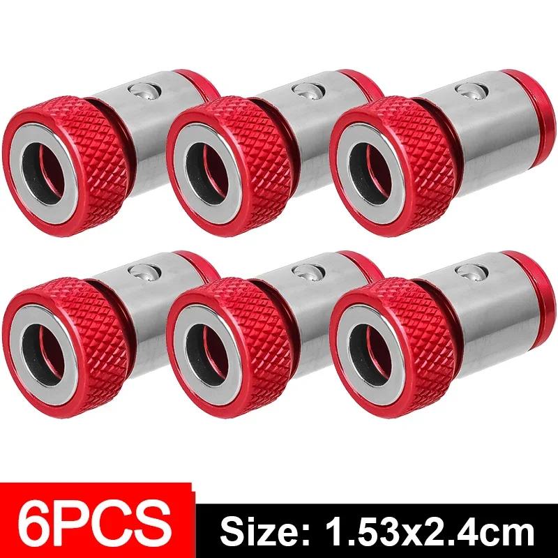 Magnetic Ring Screwdriver Bit Holders Cross Phillips Magnet Strong Magnetizer Removable Part Adapter Screw Driver Power Tools
