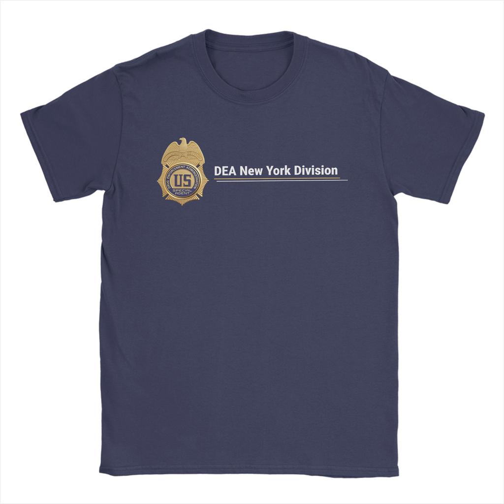 Vintage TShirt Beach DEA US Federal Interdiction Agency Popular TShirts Cotton Tee Shirt for Man Awesome Short Sleeve Tees