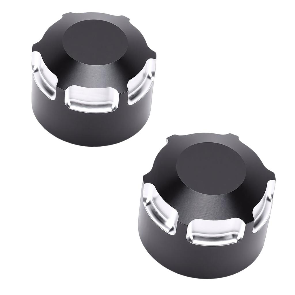 2pcs Rear Axle Nut Covers Caps Aluminium Alloy Rustproof Replacement for Spyder All Models 2008 to Later