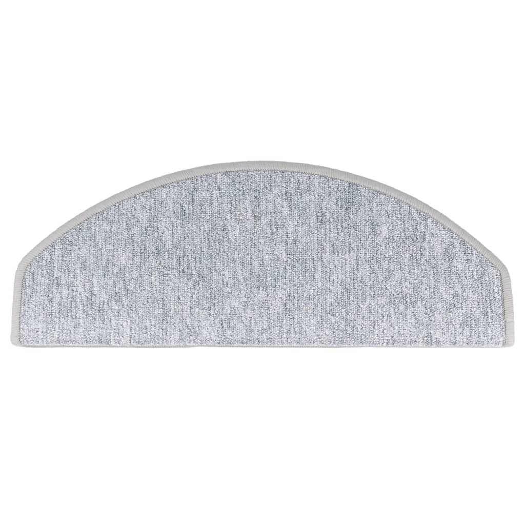 15 Pcs Stair Treads Light Grey 65 X 24 X 4 Cm