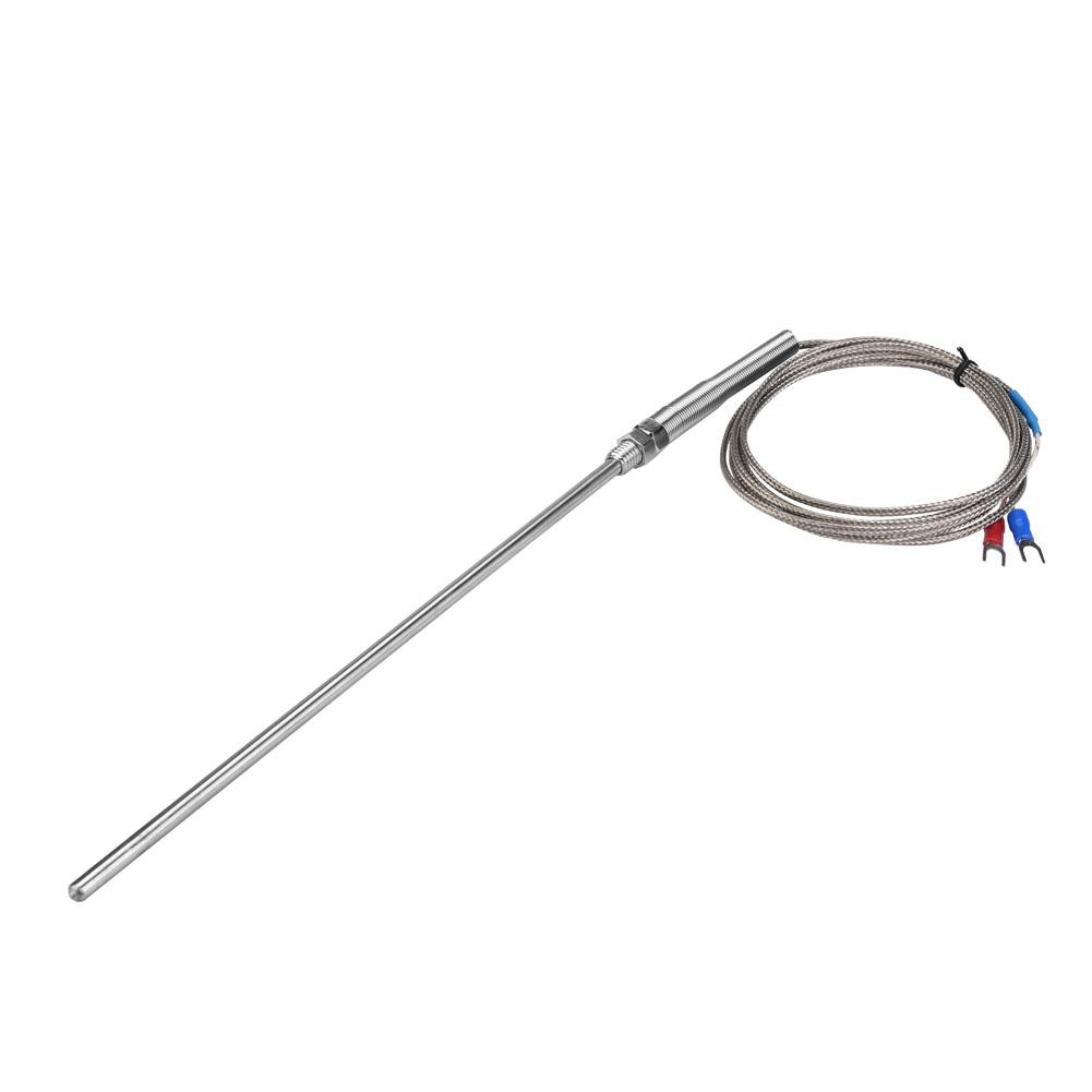 M8 Thread Type K Thermocouple 200mm Probe Temperature Sensor Wire 0 400 Celsius  (3 M)