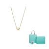 TIFFANY & CO . Elsa Peretti Groene Bonen 18K Gouden Kettingen Dames Gouden GRP11431