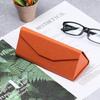 1PC Sunglasses Box Folding PU Waterproof Strong Magnet Eyewear Case Solid Color Portable Glasses Protective Organizer Bag