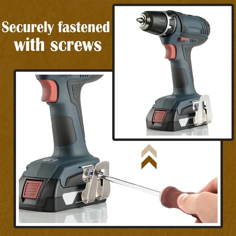 3 Peças Gancho de Clipe de Cinto para Furadeiras sem Fio Makita 18V LXT, Parafusadeiras de Impacto e Chaves com Parafusos – Acessórios para Ferramentas Elétricas