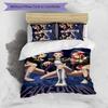 Set Biancheria da Letto KPOP Hunter 3 Pezzi Copripiumino Chiusura Include 1 Copripiumino & 2 Federe per Tutte le Stagioni Camera da Letto Casa Arredamento Stanza del Dormitorio