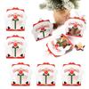 Weihnachts-Leckerchentüten 8 Stück Wiederverwendbare Feiertags-Festliche Behälter Weihnachtskeks-Süßigkeiten Feiertags-Leckerchentüten für Partygeschenke