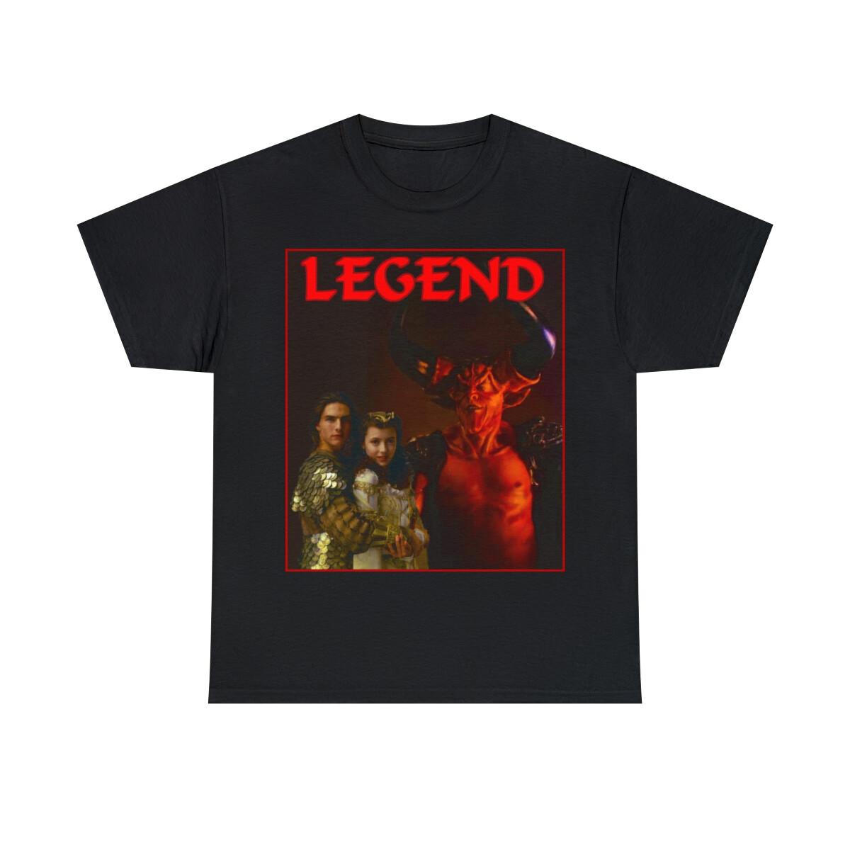 Legend the classic film Tim Curry as Darkness Tom Cruise Unisex Heavy Cotton Tee XXXL
