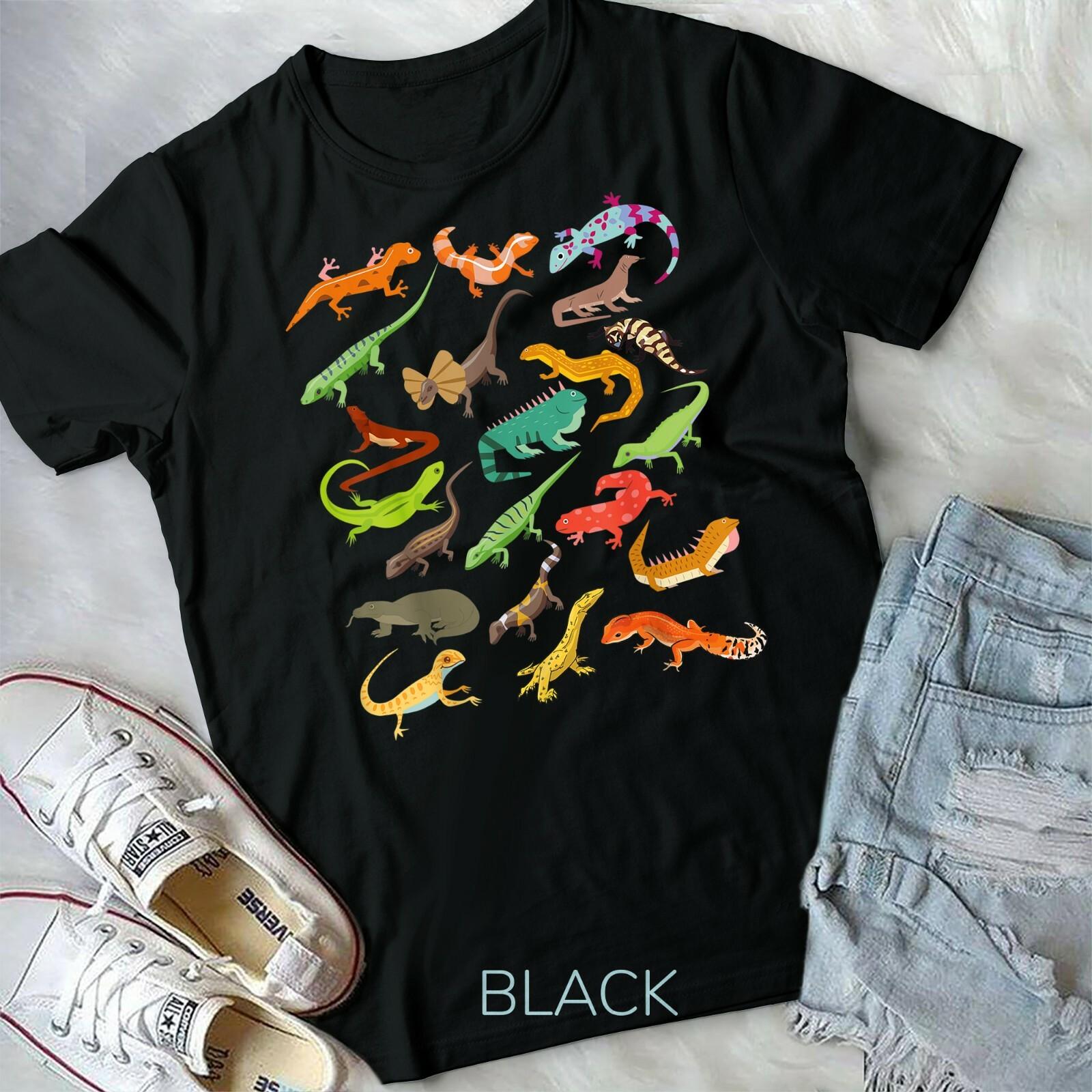kids lizard collage Unisex Youth T-shirt XXXXL