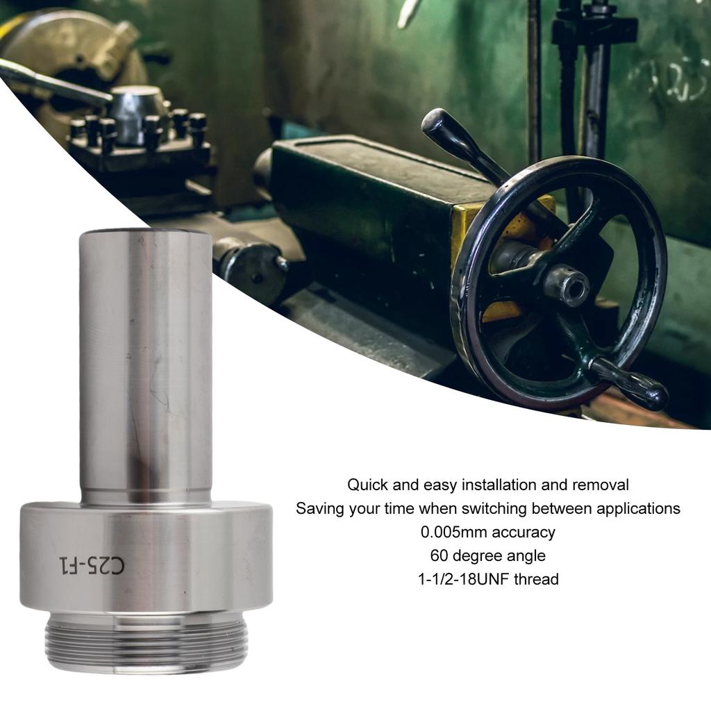 Boring Head Shank Straight 1/2‑18UNF Thread High Carbon Steel Milling Tool C25‑F1 Type Thread Boring Head Shank