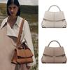 Retro Torba z Uśmiechem Francuska Bolingen Niszowa Skórzana Wysokiej Klasy Plisowana Torebka Cross-body