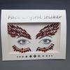 Cat Face Masquerade Rhinestone Stickers & DIY Jewelry Ring for Makeup