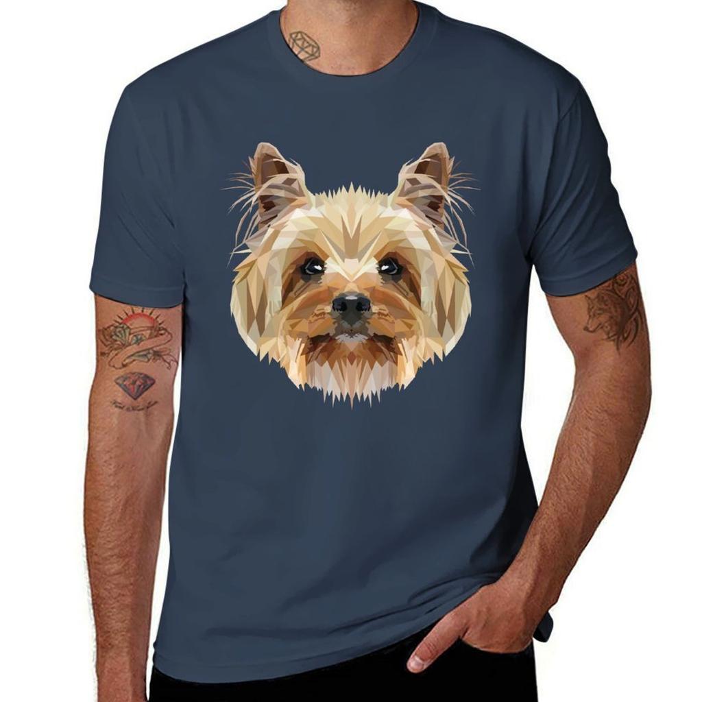 Yorkshire Terrier Tshirt Abstract Pattern Print Top