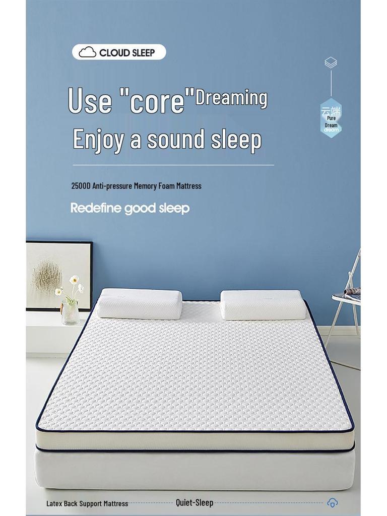 Latex Mattress Topper for Dorms and Rentals - Single-Person Tatami Sponge Pad