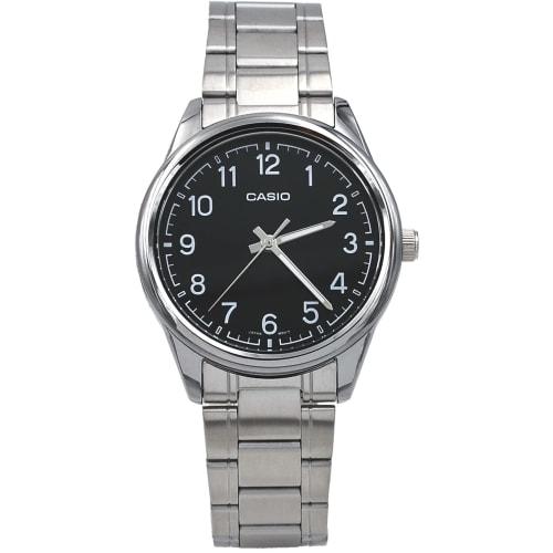 

Casio MTP-V005D-1B4 Men s Standard Stainless Steel Number Black Dial Analog Watch
