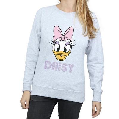 Womens/Ladies Daisy Duck Face Sweatshirt