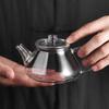 2026 Creative Glass Teapot High Borosilicate Chinese Style Handmade Exquisite Heatable Flower Teapot Home Hotel Homestay Cute