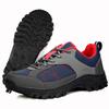 Fashion Men Hiking Shoes Leather Outdoor Trail Running Shoes Anti-slip Casual Hiking Training Sneakers Zapatillas Para Hombre Masculino