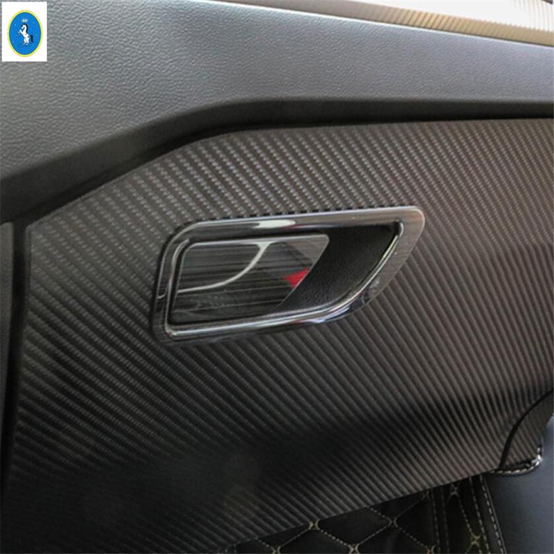 Schwarz Gebürstet Auto Handschuhfach / Kopfsteuerung / Säule A Hinten Lüftungs AC Abdeckung Zierleisten Zubehör für Ford Focus MK4 - 2025